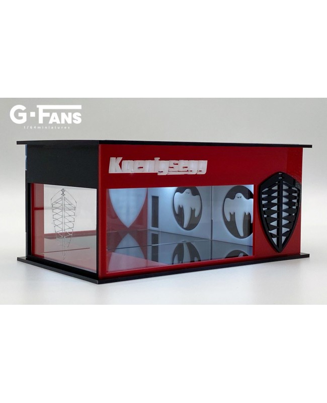 (預訂 Pre-order) G.FANS 1:64 場景 Koenigsegg Auto Showroom Museum
