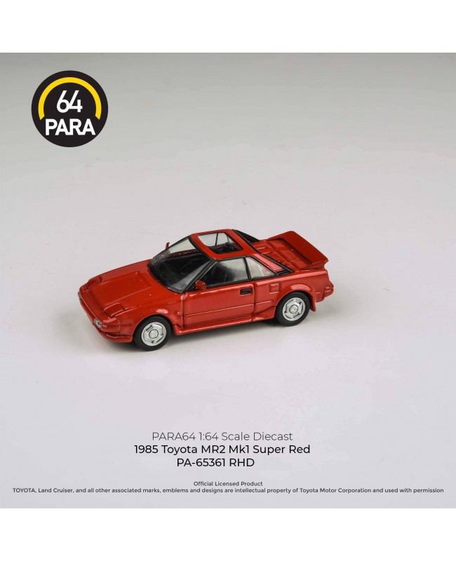 (預訂 Pre-order) Para64 PA-65361 Toyota MR2 Mk1 1985 Super Red RHD (Diecast car model)