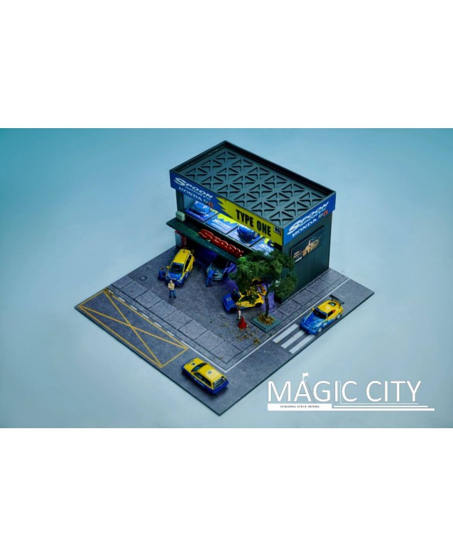 (預訂 Pre-order) Magic City 1/64 Spoon雙層展廳