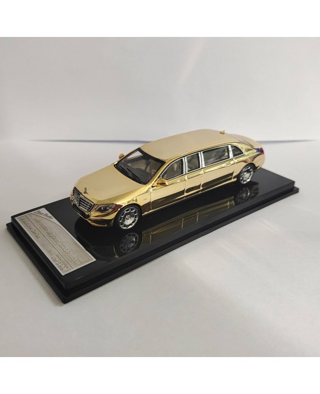 (預訂 Pre-order) Stance Hunters 1:64 Benz S600 Pullman (Diecast car model) Gold