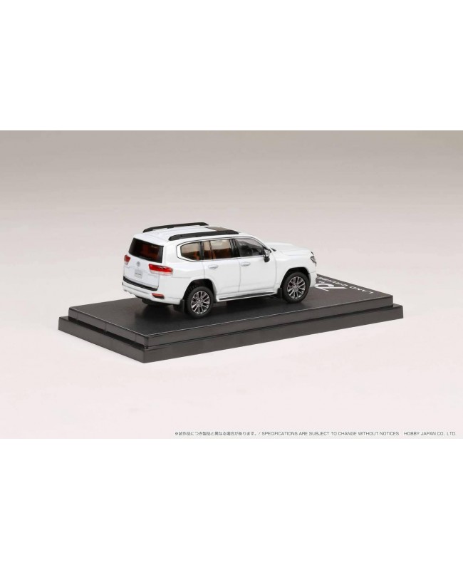 (預訂 Pre-order) HobbyJAPAN 1/64 HJ641050AWB : 1/64 Toyota LAND CRUISER (JA300W) ZX White Pearl (Diecast car model)