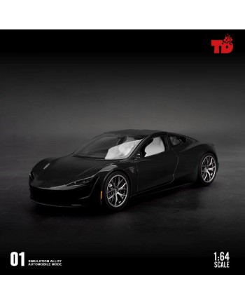 (預訂 Pre-order) TimeDream 1:64 Tesla Roadster (Diecast car model) Black
