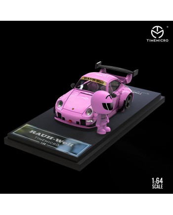 (預訂 Pre-order) TimeMicro 1:64 Q版 Porsche RWB (Diecast car model) with figure set Purple
