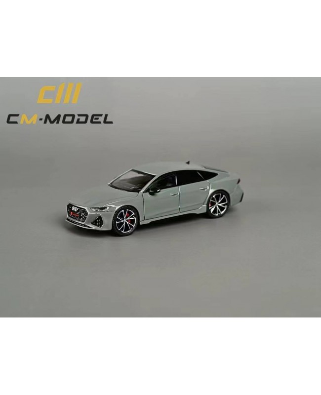 (預訂 Pre-order) CM model 1/64 Audi RS7 sportback Grey (Diecast Car model)