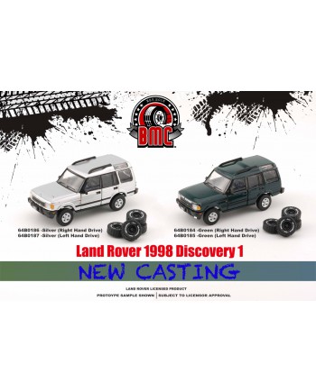 (預訂 Pre-order) BM Creations 1/64 Land Rover Discovery 1 (Diecast car model) Silver