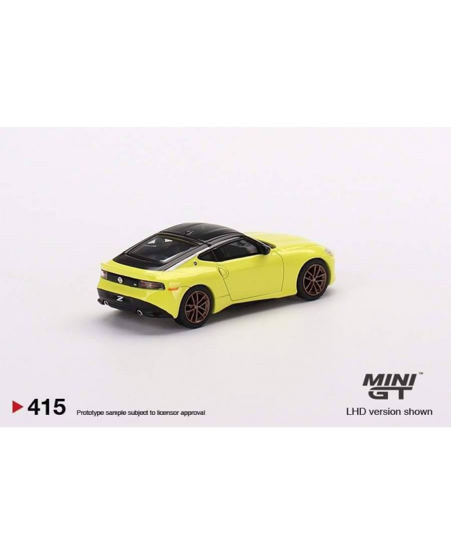 (預訂 Pre-order) Mini GT 1/64 #415 Nissan Z Proto Spec 2023 Ikazuchi Yellow (Diecast car model)