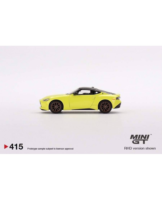 (預訂 Pre-order) Mini GT 1/64 #415 Nissan Z Proto Spec 2023 Ikazuchi Yellow (Diecast car model)