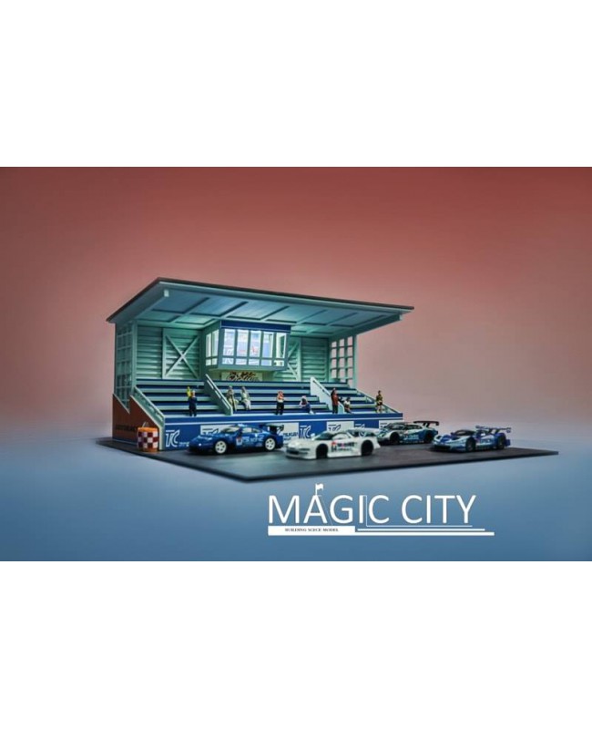 (預訂 Pre-order) Magic City 1/64 場景 日本筑波賽道看臺