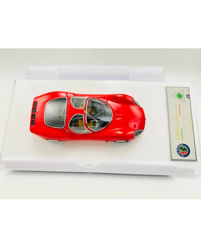 (預訂 Pre-order) DMH New 1:64 Alfa Remeo TIPO 33 Stradale (Resin car model) Red