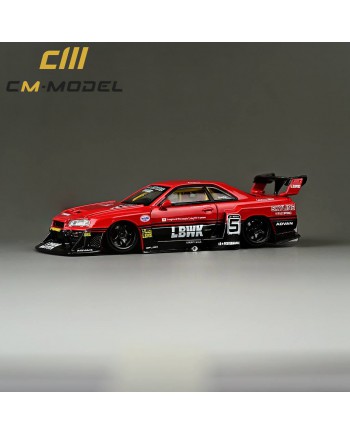 (預訂 Pre-order) CM model 1/64 Nissan Skyline ER34 LBWK SuperSilhouette (Diecast car model)