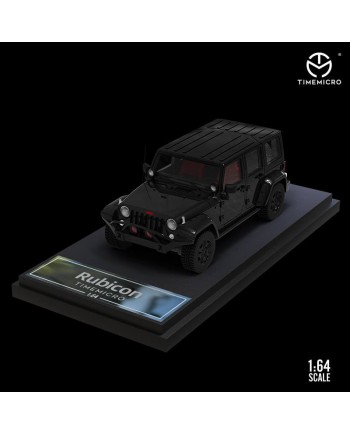 (預訂 Pre-order) TimeMicro 1:64 Jeep Wrangler Rubicon (Diecast car model) 鑽石黑普通版