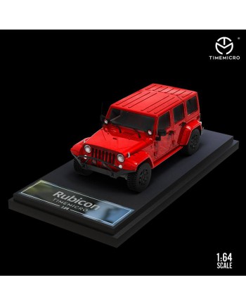 (預訂 Pre-order) TimeMicro 1:64 Jeep Wrangler Rubicon (Diecast car model) 火紅色普通版