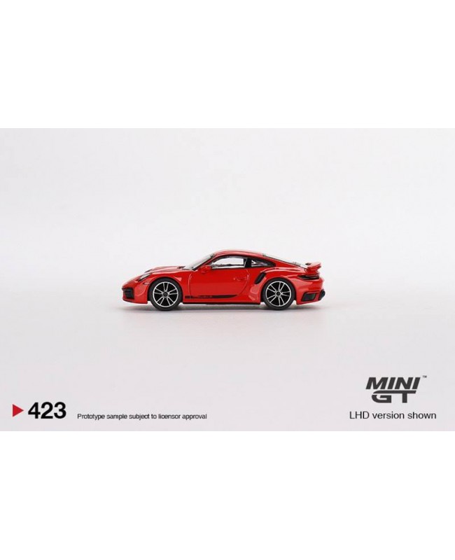 (預訂 Pre-order) Mini GT 1/64 MGT00423 Porsche 911 Turbo S Guards Red (Diecast car model)