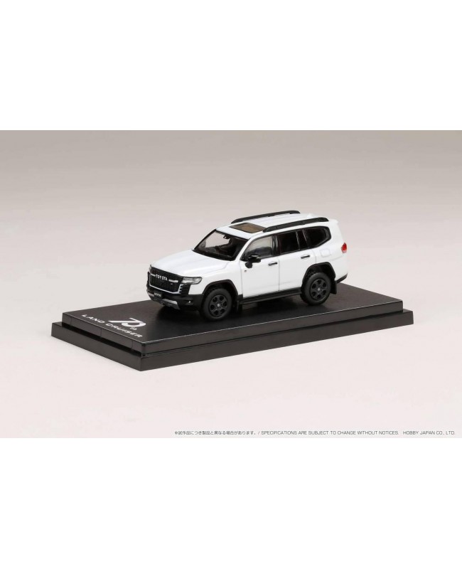 (預訂 Pre-order) HobbyJAPAN 1/64 Toyota LAND CRUISER (JA300W) GR SPORT  (Diecast car model) HJ641050BW : PRECIOUS WHITE PEARL (090) / Black interior