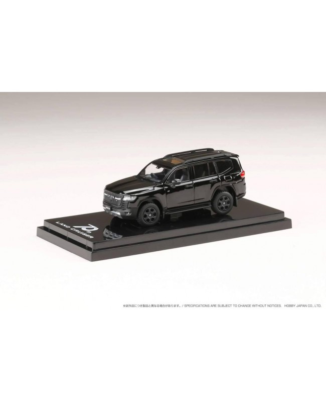 (預訂 Pre-order) HobbyJAPAN 1/64 Toyota LAND CRUISER (JA300W) GR SPORT  (Diecast car model) HJ641050BBK : BLACK (202) / Black interior