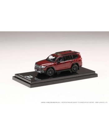 (預訂 Pre-order) HobbyJAPAN 1/64 Toyota LAND CRUISER (JA300W) GR SPORT  (Diecast car model) HJ641050BR : DARK RED MICA METALLIC (3Q3) / Black interior