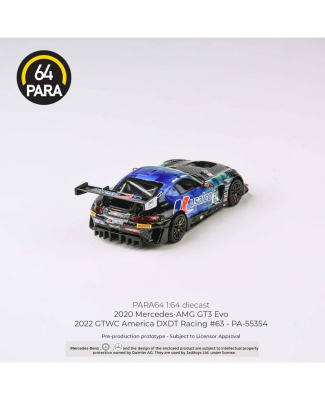(預訂 Pre-order) Para64 Mercedes-AMG GT3 Evo 2022 GTWC American DXDT Racing #63 (Diecast car model)