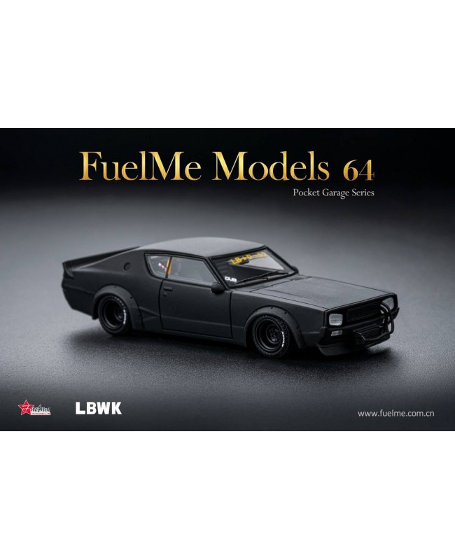 (預訂 Pre-order) Fuelme 1/64 LBWK KPGC110 (Resin car model) FM64007PG-04 LBWK KPGC110 Matte Black 啞光黑