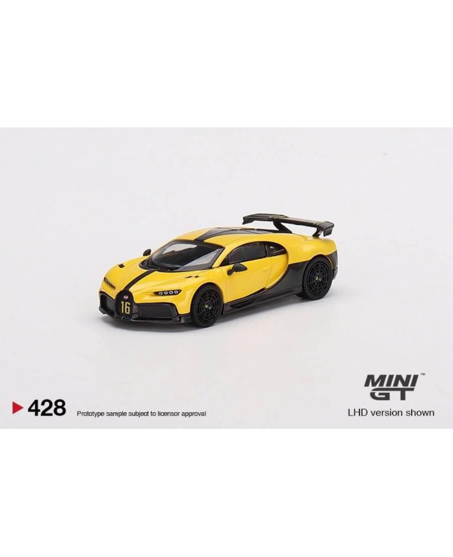 (預訂 Pre-order) Mini GT 1/64 (Diecast car model) MGT00428 Bugatti Chiron Pur Sport Yellow