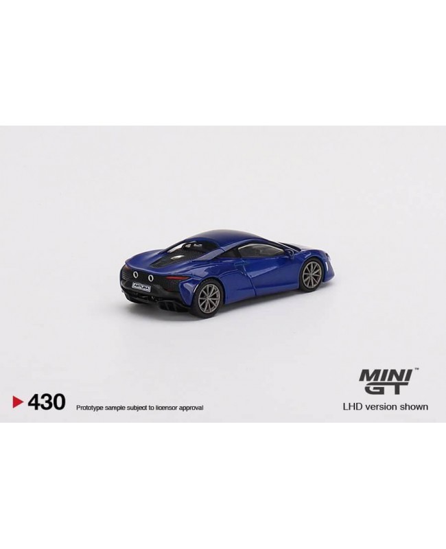 (預訂 Pre-order) Mini GT 1/64 (Diecast car model) MGT00430 McLaren Artura Volcano Blue