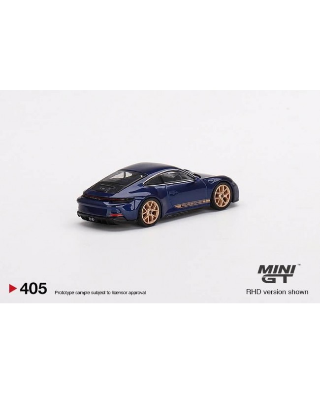 (預訂 Pre-order) Mini GT 1/64 (Diecast car model) MGT00405 Porsche 911 (992) GT3 Touring Gentian Blue Metallic