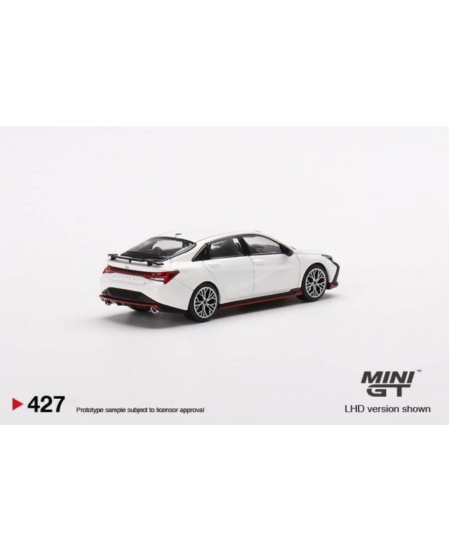 (預訂 Pre-order) Mini GT 1/64 (Diecast car model) MGT00427 Hyundai Elantra N Ceramic White