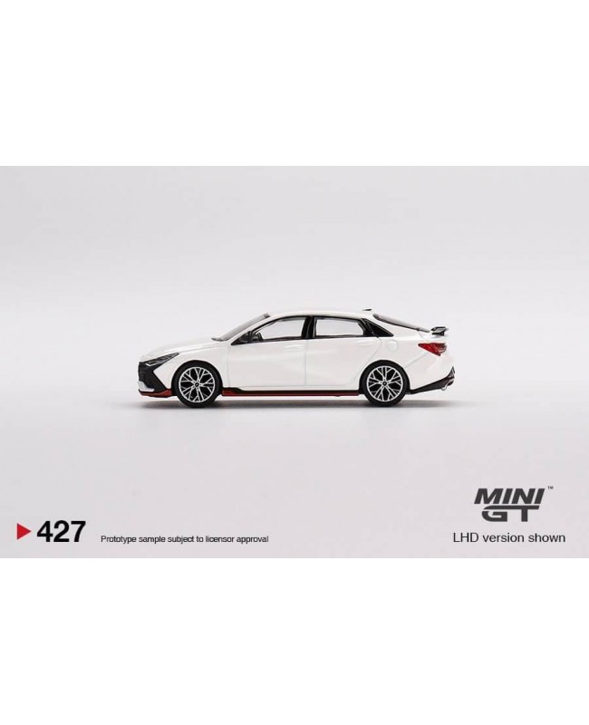 (預訂 Pre-order) Mini GT 1/64 (Diecast car model) MGT00427 Hyundai Elantra N Ceramic White