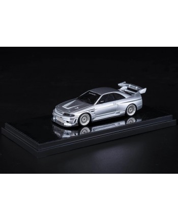 (預訂 Pre-order) 404 Error 1:64 NISSAN GTR R33, metallic silver (Resin car model) 限量299台