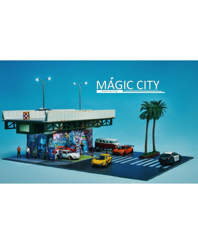 (預訂 Pre-order) Magic City 1/64 美國街景