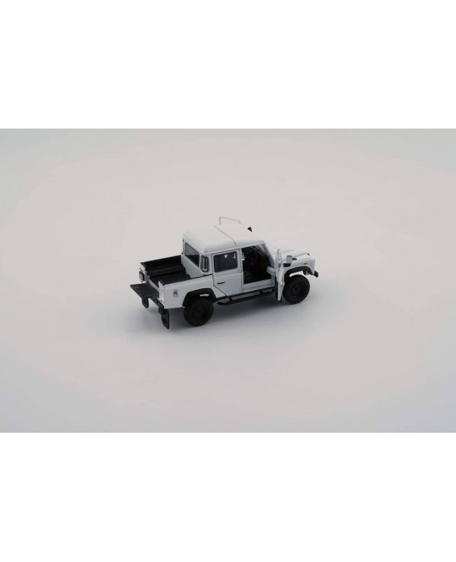 (預訂 Pre-order) BM Creations 1/64 Land Rover Defender 110 Pick UP (Diecast car model) 64B0198 -White (Right Hand Drive)