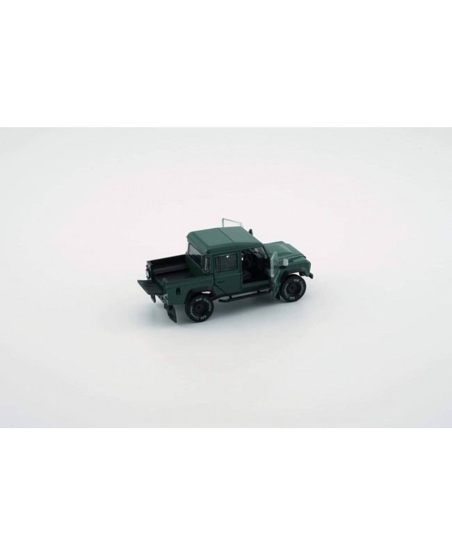 (預訂 Pre-order) BM Creations 1/64 Land Rover Defender 110 Pick UP (Diecast car model) 64B0196 -Green (Right Hand Drive)