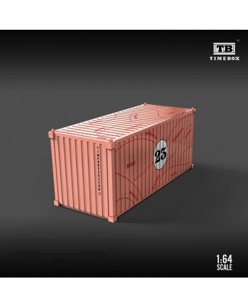 (預訂 Pre-order) TimeBox 1:64 合金20尺集裝箱 Pink Pig