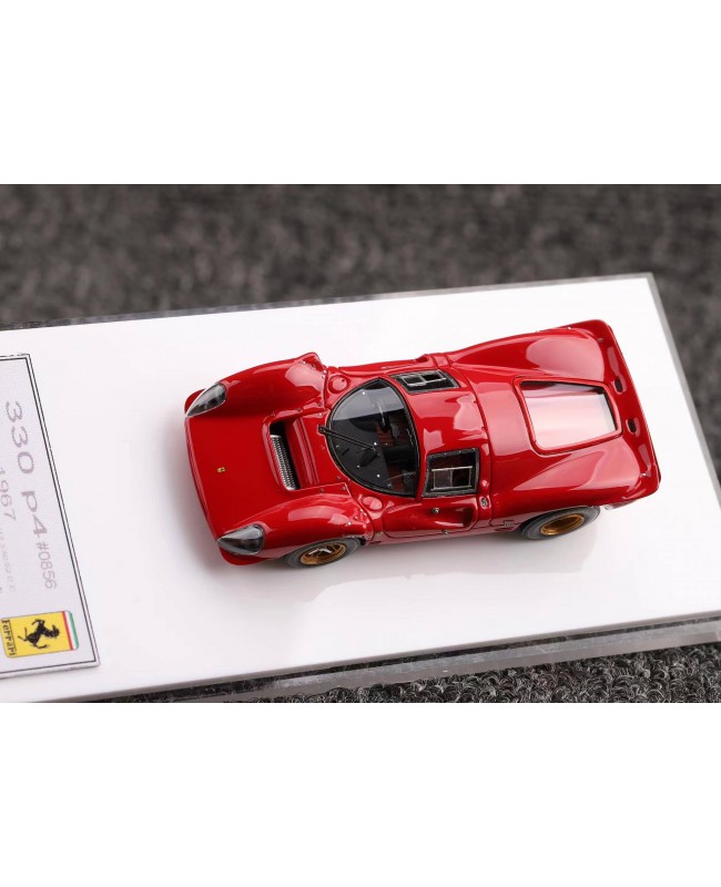 (預訂 Pre-order) DMH 1/64 Ferrari 330P4 (Resin car model) DM64009:紅色車身 (限量299PCS)