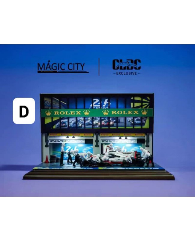 (預訂 Pre-order) Magic City X CLDC 1/43 1/64 Diorama (不連圖中小車人偶) 1/64 UN2204-勒芒賽道P房