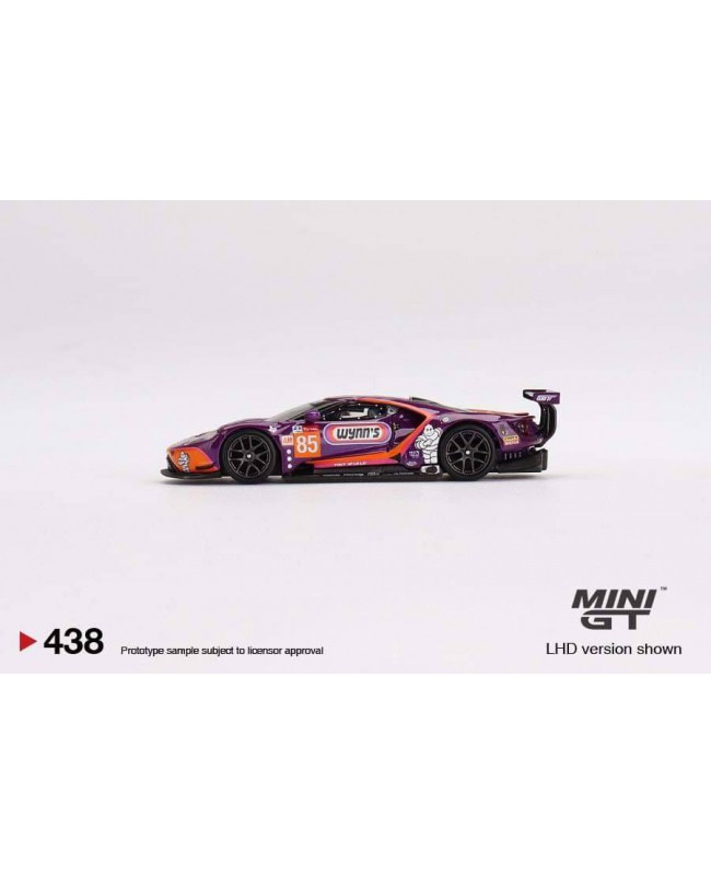 (預訂 Pre-order) Mini GT 1/64 #438 Ford GT #85 2019 24Hr. of Le Mans LM GTE-Am Keating Motorsports (Diecast car model)