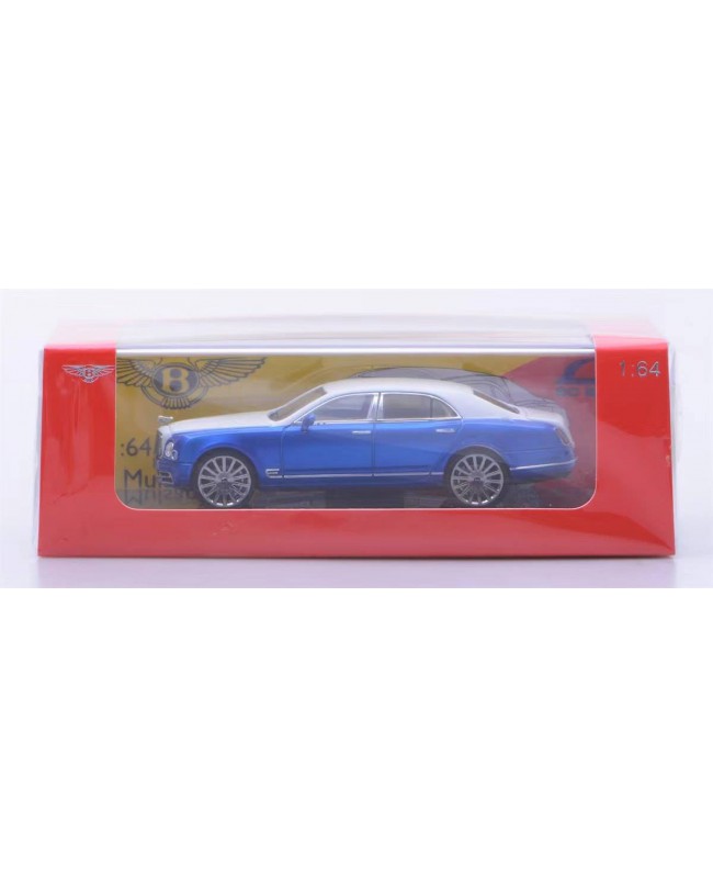 (預訂 Pre-order) SC Model 1:64 Bentley Mulsanne (Diecast car model) Blue