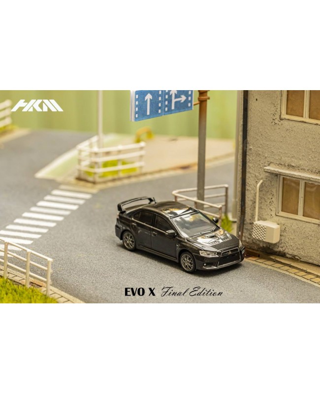 (預訂 Pre-order) HKM 1:64 Lancer Evolution EVO X 1黑色車頂Final Edition (Diecast car model) 限量999台 Black