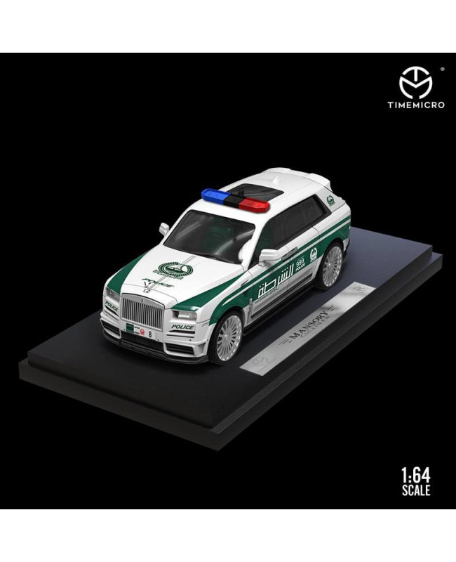 (預訂 Pre-order) TimeMicro TM 1/64 RR Cullinan Dubai Police (Diecast car model)