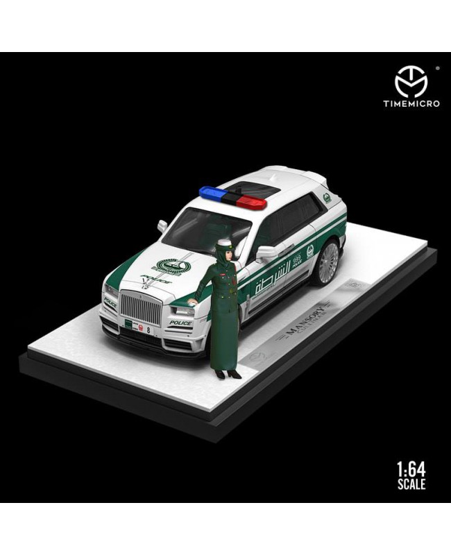 (預訂 Pre-order) TimeMicro TM 1/64 RR Cullinan Dubai Police (Diecast car model)