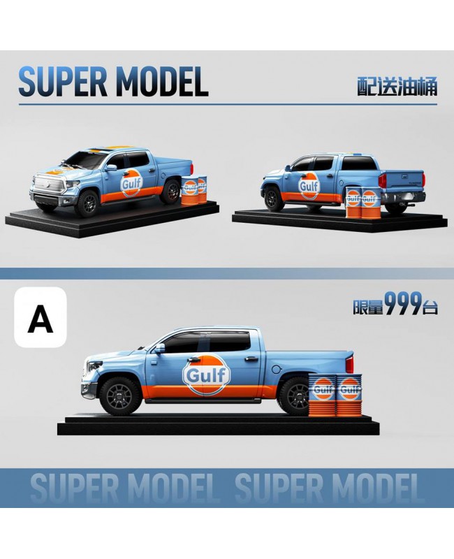 (預訂 Pre-order) Super Model 1:64 Tundra 3代 (Diecast car model) Limited 999pcs Gulf