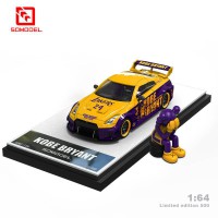 (預訂 Pre-order) Somodel  1/64  LBWK GTR 3.0 典傳奇紫黃色24# 塗裝 (Diecast car model)