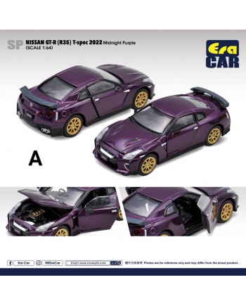 (預訂 Pre-order) ERA Car SP NISSAN GT-R (R35)T-spec 2022 Midnight Purple (Diecast car model)