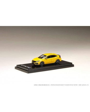 (預訂 Pre-order) HobbyJAPAN 1/64 Honda CIVIC H/B (FK7) 2020 HJ642018AY : Yellow (Diecast car model)