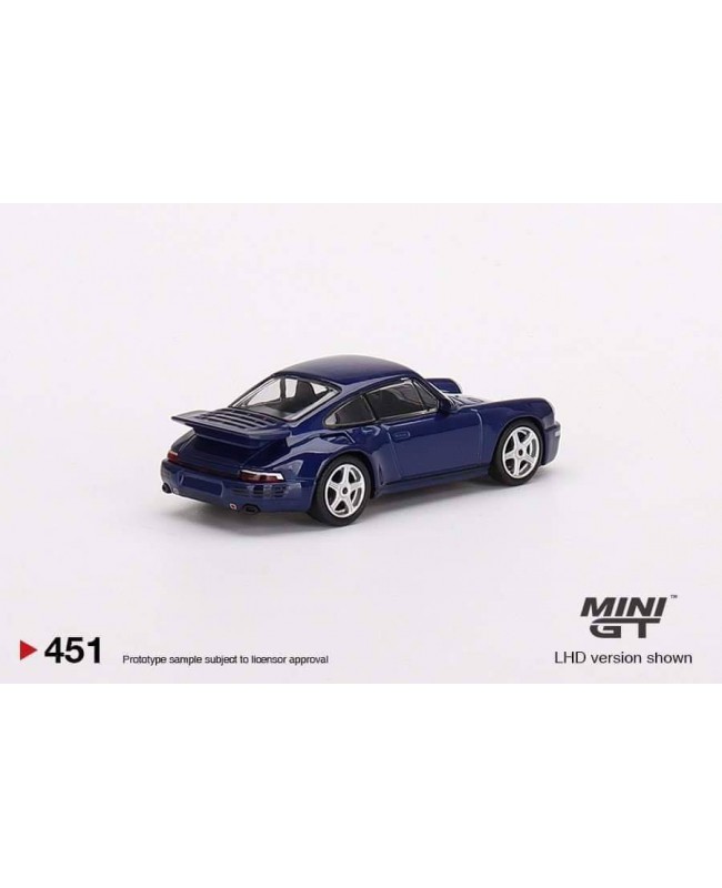 (預訂 Pre-order) Mini GT 1/64 #451 RUF CTR Anniversary Dark Blue (Diecast car model)