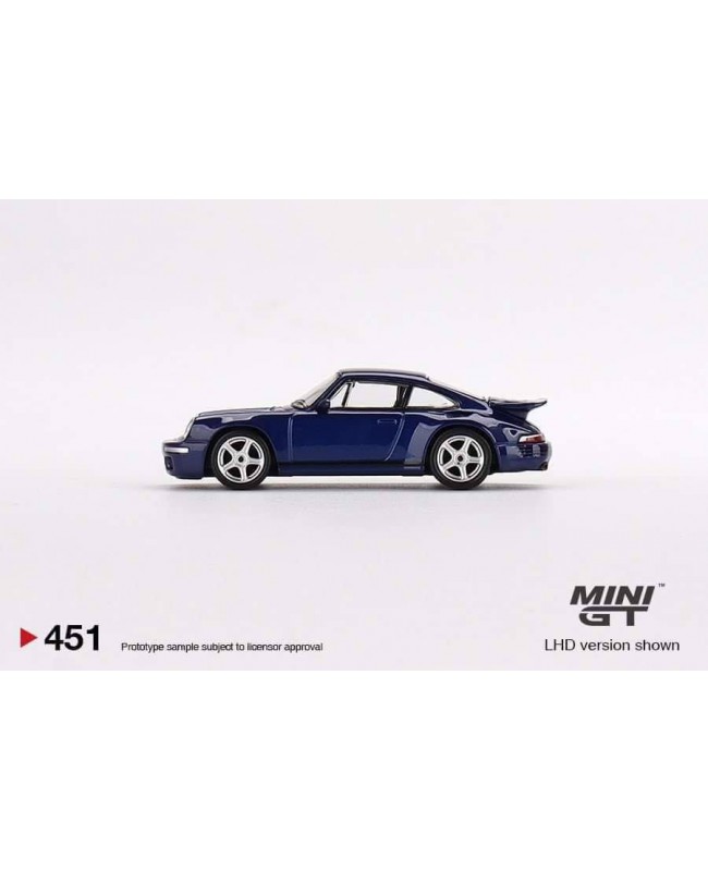 (預訂 Pre-order) Mini GT 1/64 #451 RUF CTR Anniversary Dark Blue (Diecast car model)