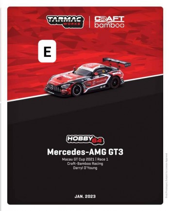 (預訂 Pre-order) Tarmac 1/64 T64-062-21MGP95A Mercedes-AMG GT3 Macau GT Cup 2021 - Race 1
Craft-Bamboo Racing - Darryl O'Young
- Officially licensed by Mercedes-Benz (Diecast car model)