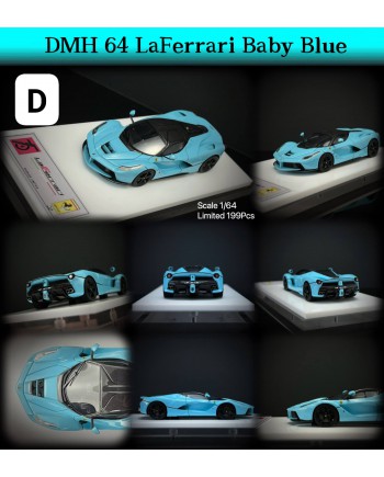 (預訂 Pre-order) DMH 1/64 LaFerrari (Resin car model) DM64018 BB藍