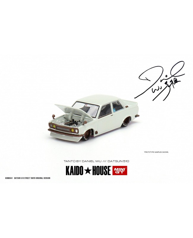 (預訂 Pre-order) Mini GT x KAIDO HOUSE Datsun 510 Street Tanto V1 Daniel Wu (Diecast car model)