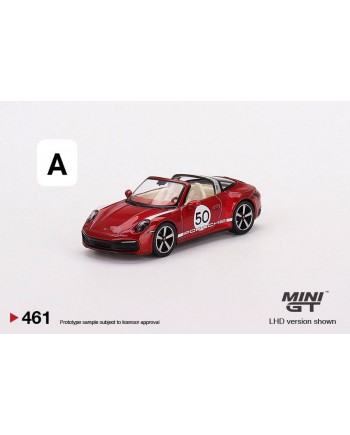 (預訂 Pre-order) MINI GT 1/64 MGT00461-R - Porsche 911 Targe 4S Heritage Design Edition Cherry Red RHD (Diecast car model)