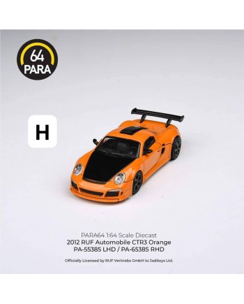 (預訂 Pre-order) Para64 1/64 PA-65385 2012 RUF CTR3 ClubsportOrange RHD (Diecast car model)